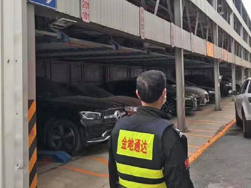 小区平面车库泊车场案例